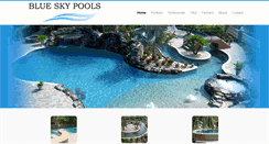 Desktop Screenshot of blueskypools.com